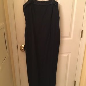 Beautiful dark navy blue gown